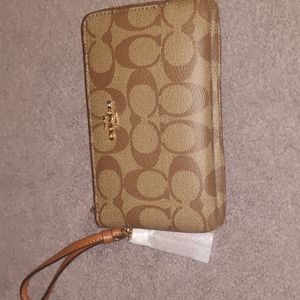 Coach wallet wristlet